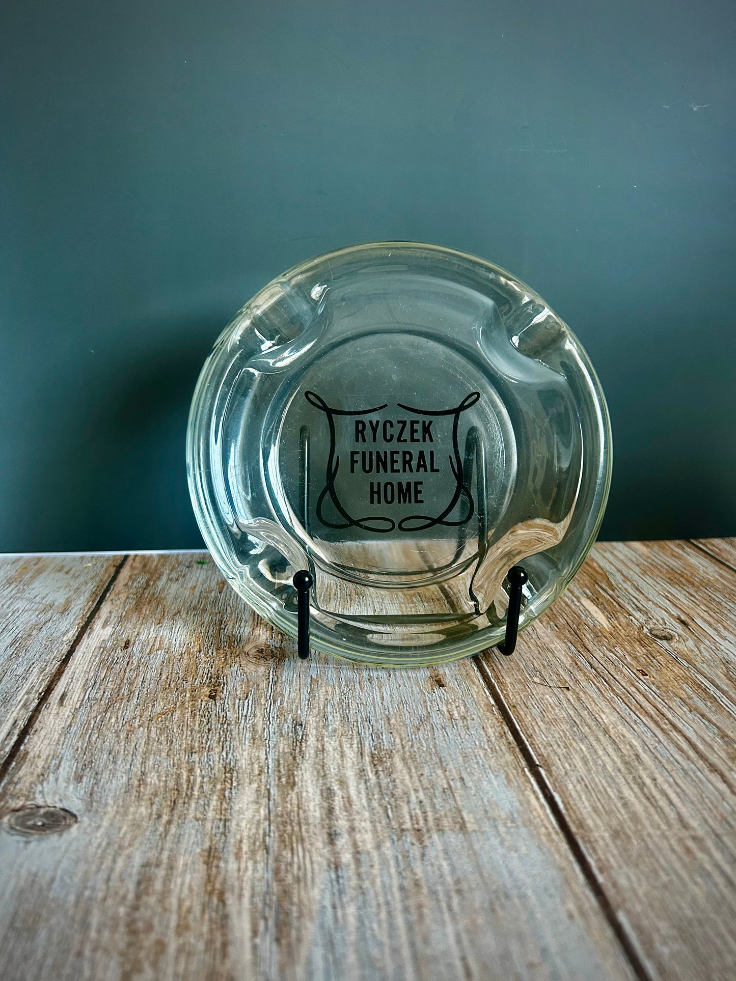 Funeral home ashtray