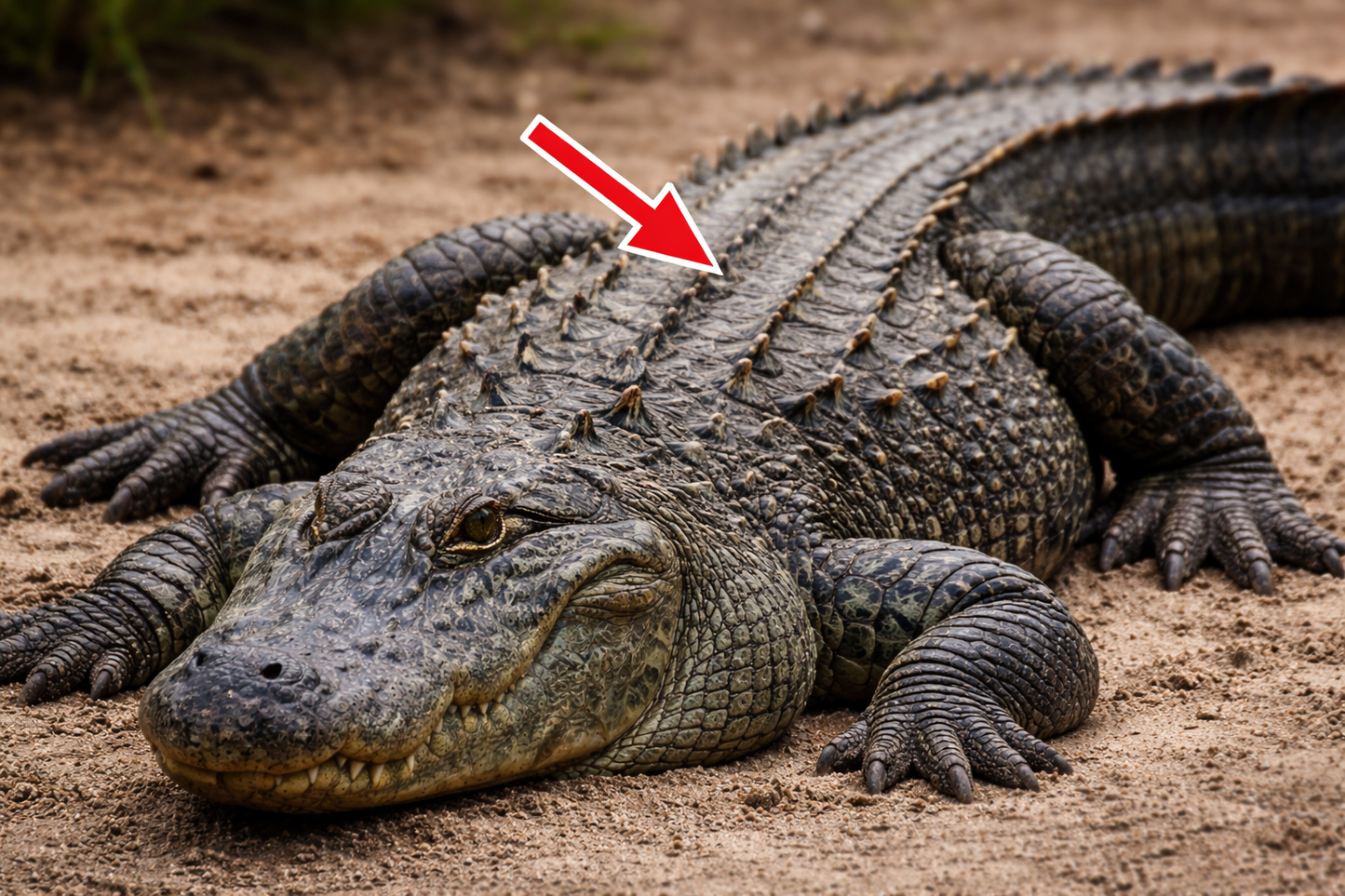 Alligator scute