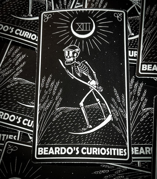 Beardo death card sticker