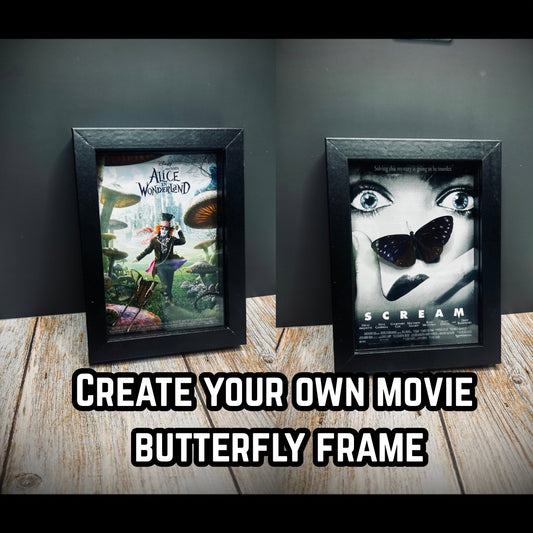 Create your own butterfly frame