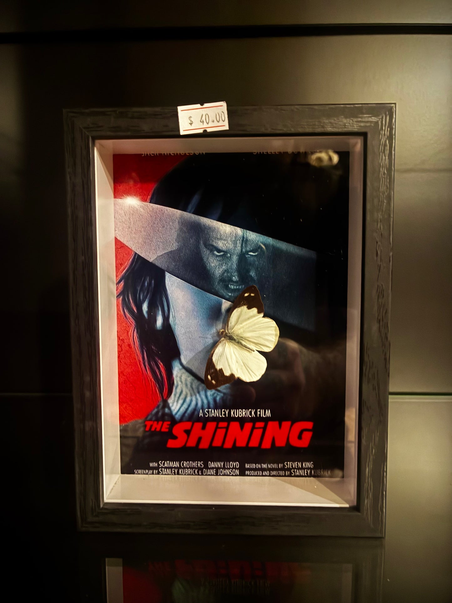 The shining butterfly frame