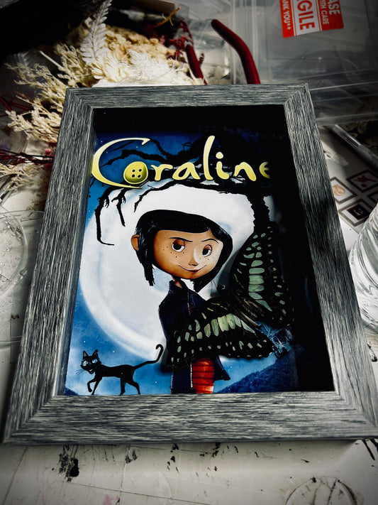 Coraline butterfly frame