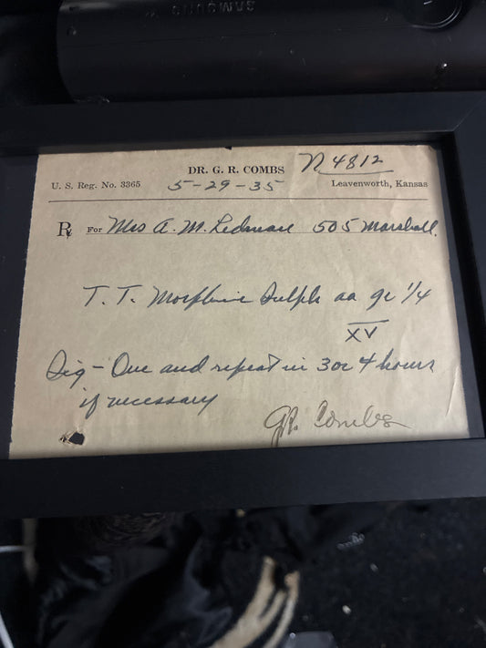 Random vintage dr prescription