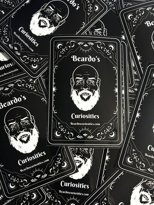 Beardos tarot sticker